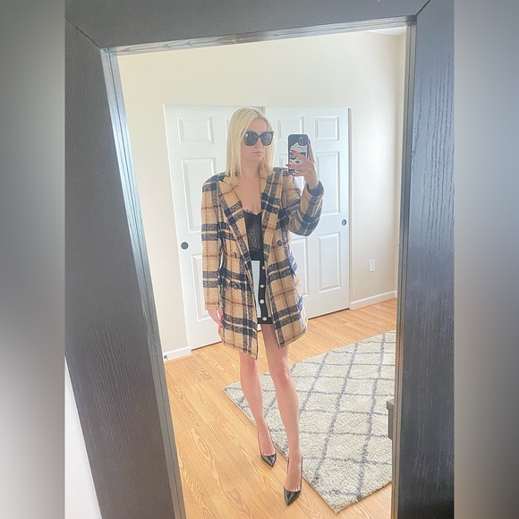 Burberry Style Tweed Takeshy Kurosawa Suit Jacket - Picture 3 of 16